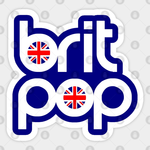 80s Brit Pop Music | 2nd British Invasion | Genre Greats Sticker by JENXTEES